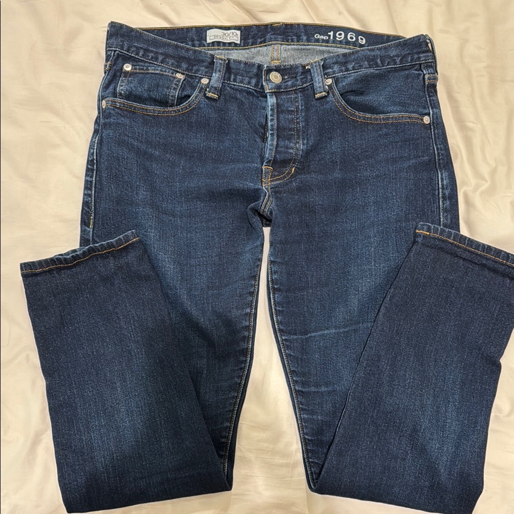 Gap 1969 Women's Dark Blue Skinny Jeans
